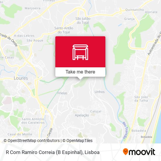 R Com Ramiro Correia (B Espinhal) map