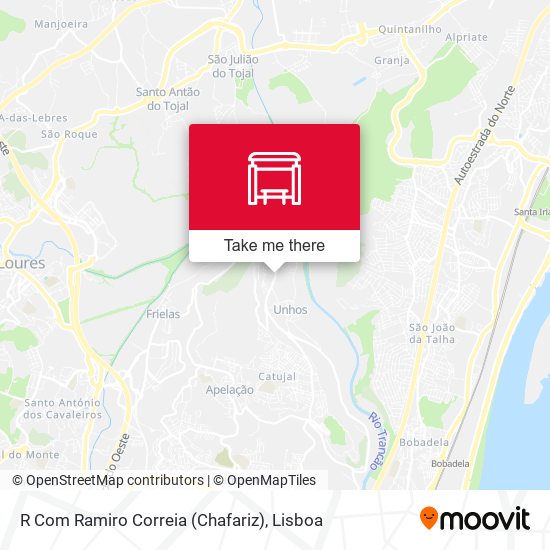 R Com Ramiro Correia (Chafariz) map