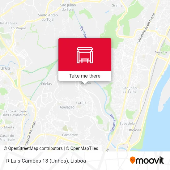 R Luís Camões 13 (Unhos) map