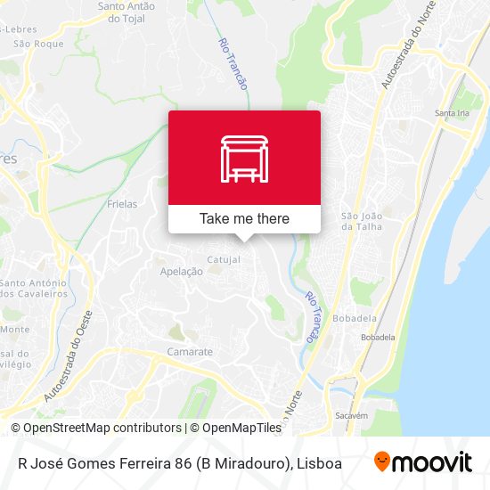 R José Gomes Ferreira 86 (B Miradouro) map