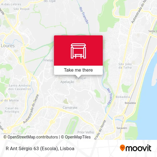 R Ant Sérgio 63 (Escola) map