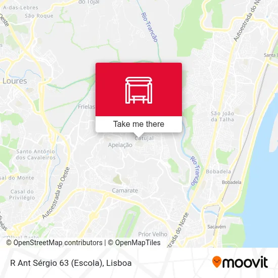 R Ant Sérgio 63 (Escola) map