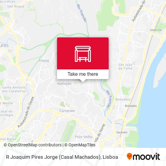 R Joaquim Pires Jorge (Casal Machados) map