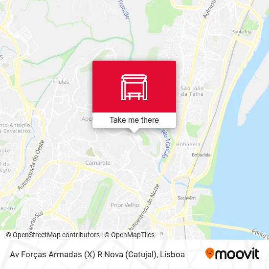 Av Forças Armadas (X) R Nova (Catujal) map