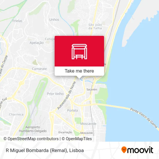 R Miguel Bombarda (Remal) map