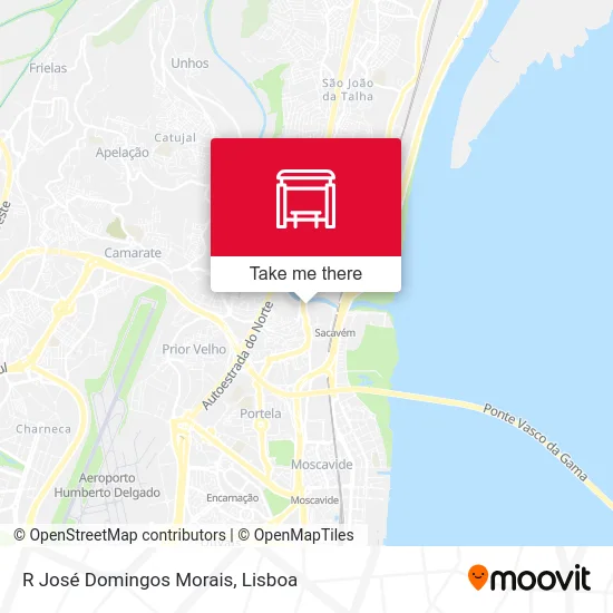 R José Domingos Morais map