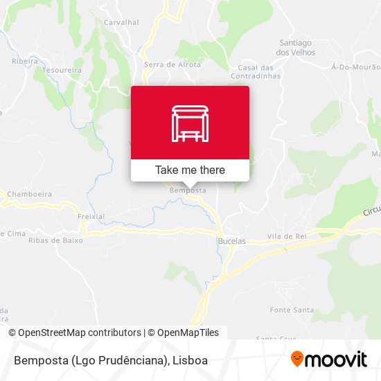 Bemposta (Lgo Prudênciana) map