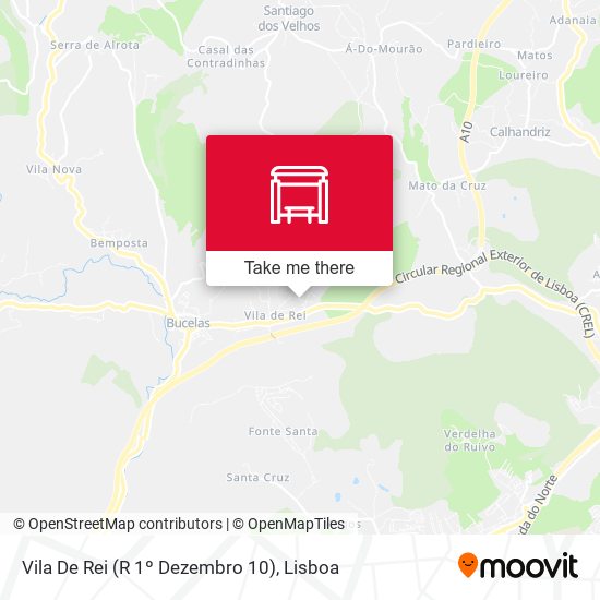 Vila De Rei (R 1º Dezembro 10) mapa