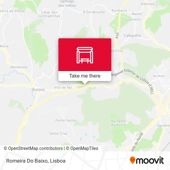 Romeira Do Baixo map