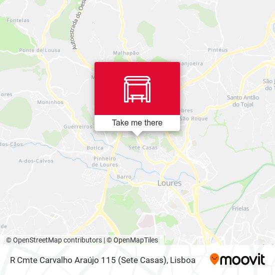 R Cmte Carvalho Araújo 115 (Sete Casas) map