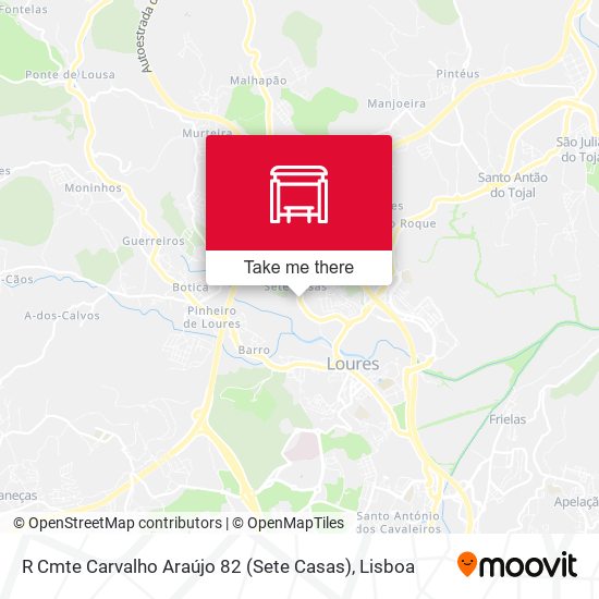 R Cmte Carvalho Araújo 82 (Sete Casas) mapa