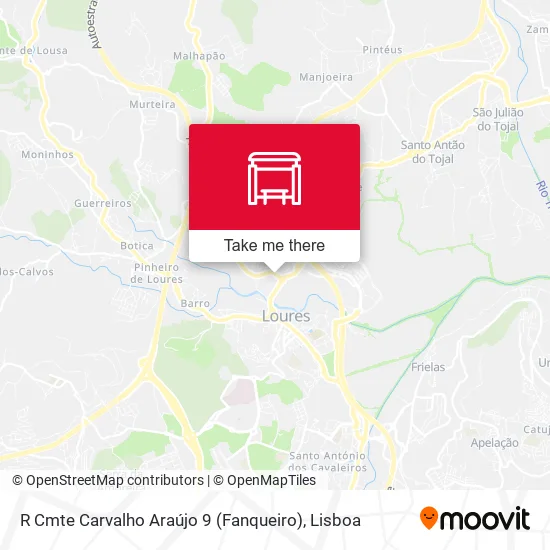 R Cmte Carvalho Araújo 9 (Fanqueiro) map