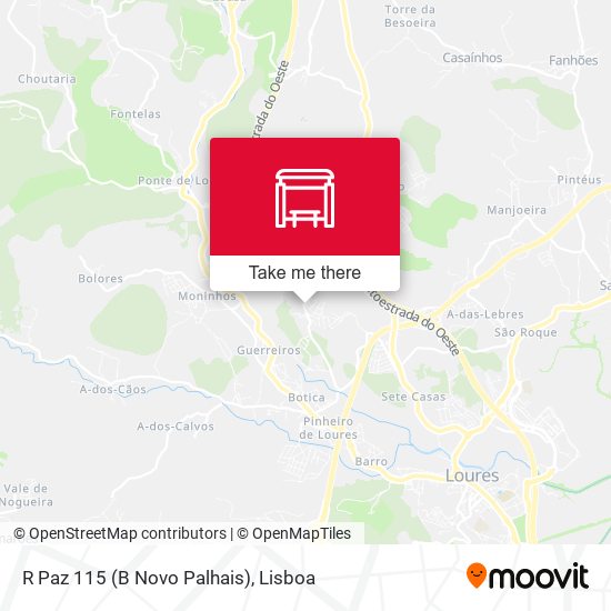 R Paz 115 (B Novo Palhais) map