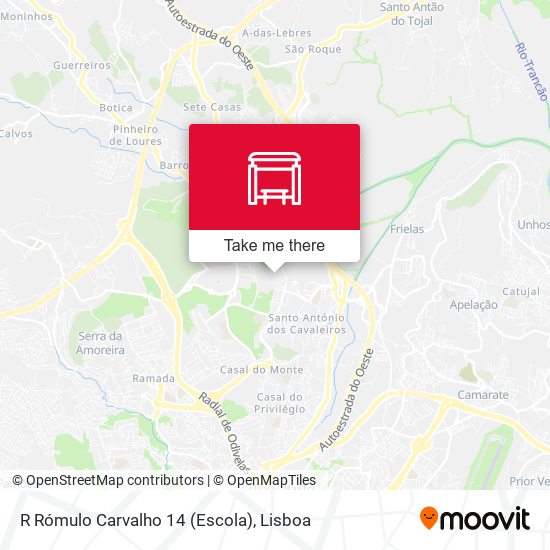 R Rómulo Carvalho 14 (Escola) map
