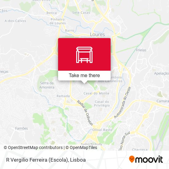 R Vergilio Ferreira (Escola) map