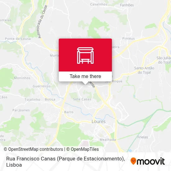 Rua Francisco Canas (Parque de Estacionamento) map