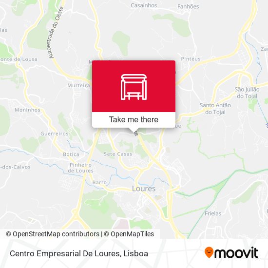 Centro Empresarial De Loures map