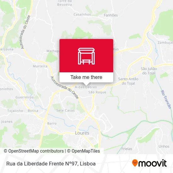 Rua da Liberdade Frente Nº97 map