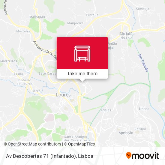 Av Descobertas 71 (Infantado) map