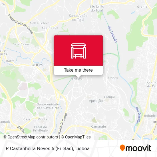 R Castanheira Neves 6 (Frielas) map
