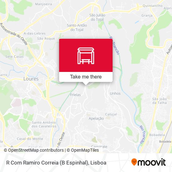 R Com Ramiro Correia (B Espinhal) mapa