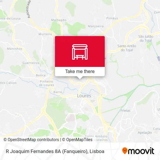 R Joaquim Fernandes 8A (Fanqueiro) map