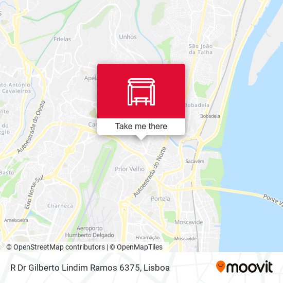 R Dr Gilberto Lindim Ramos 6375 mapa