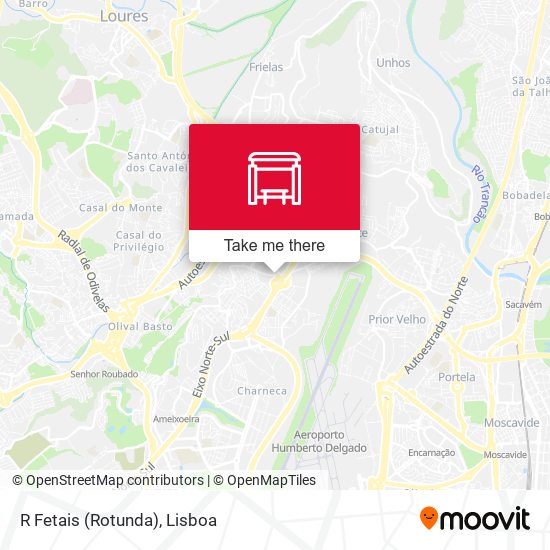 R Fetais (Rotunda) mapa