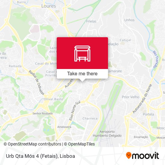 Urb Qta Mós 4 (Fetais) map
