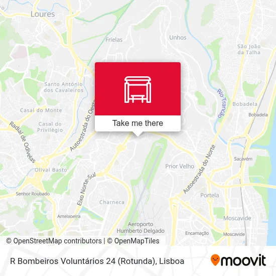 R Bombeiros Voluntários 24 (Rotunda) map