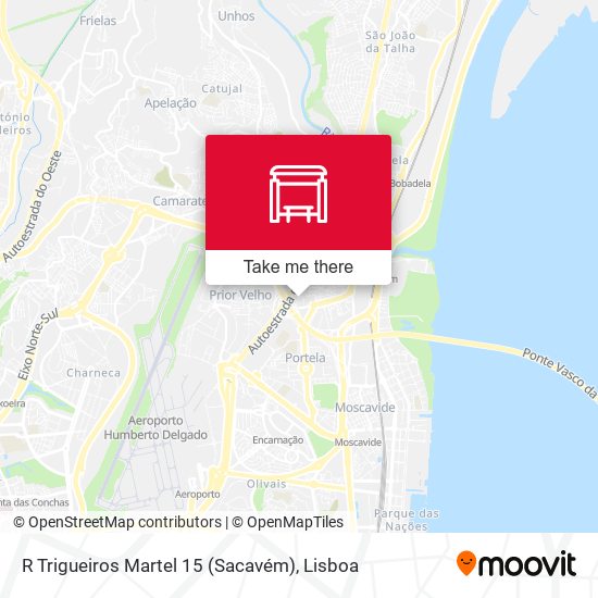 R Trigueiros Martel 15 (Sacavém) map