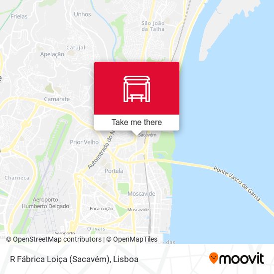 R Fábrica Loiça (Sacavém) map