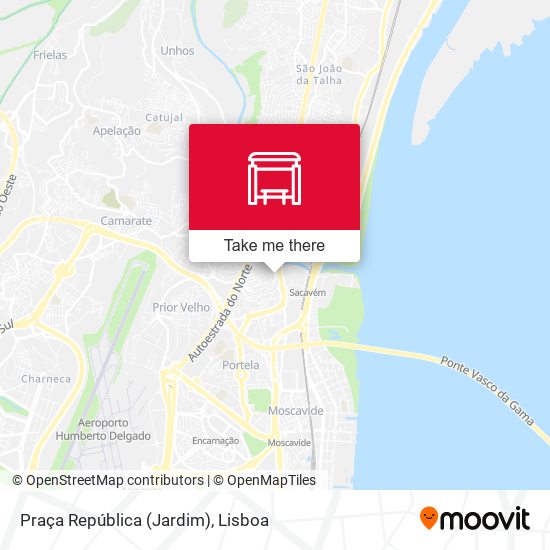 Praça República (Jardim) mapa