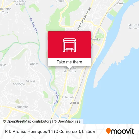 R D Afonso Henriques 14 (C Comercial) map