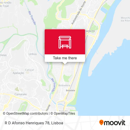 R D Afonso Henriques 78 map