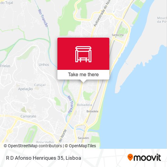 R D Afonso Henriques 35 mapa