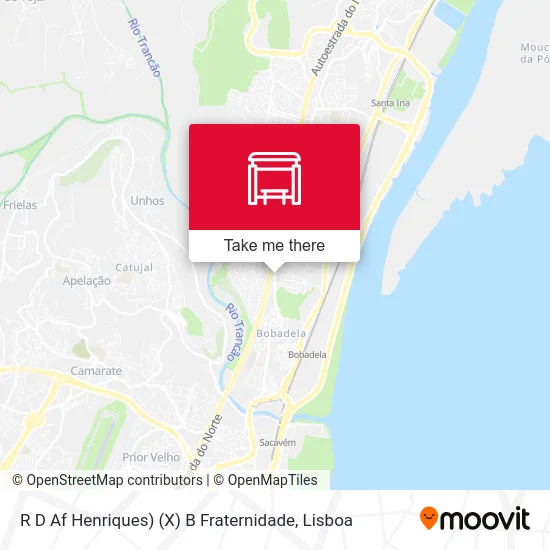 R D Af Henriques) (X) B Fraternidade map