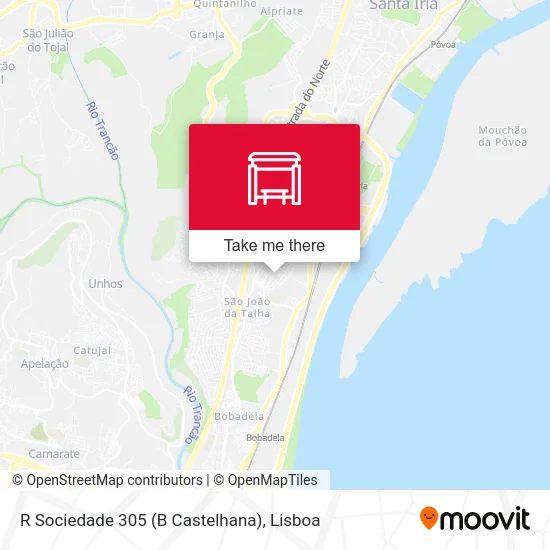 R Sociedade 305 (B Castelhana) map