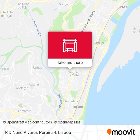 R D Nuno Alvares Pereira 4 map