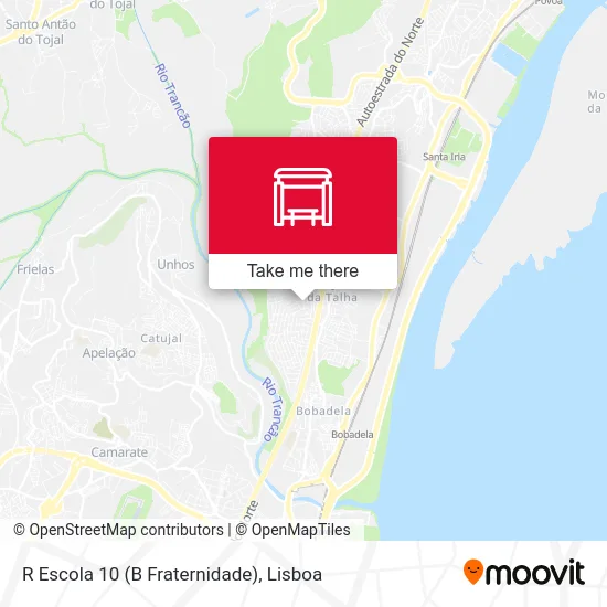 R Escola 10 (B Fraternidade) map