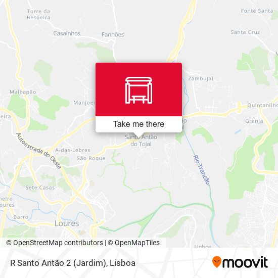 R Santo Antão 2 (Jardim) map