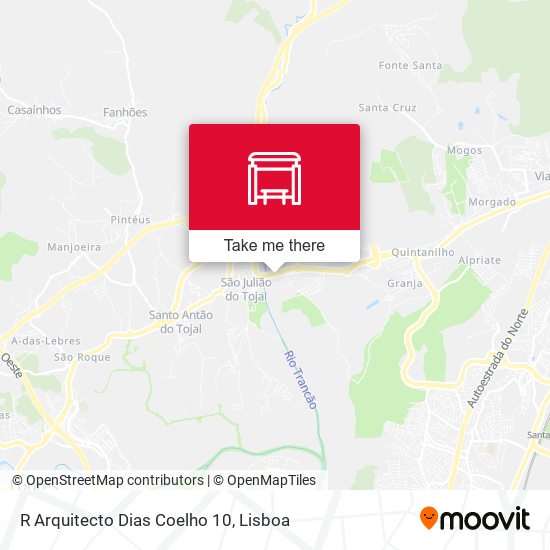 R Arquitecto Dias Coelho 10 map