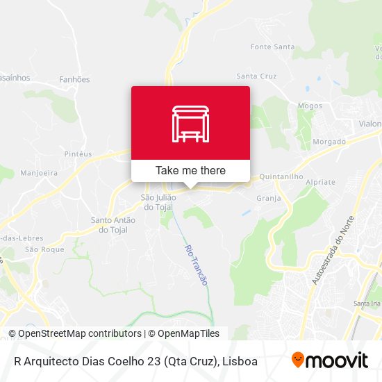 R Arquitecto Dias Coelho 23 (Qta Cruz) map