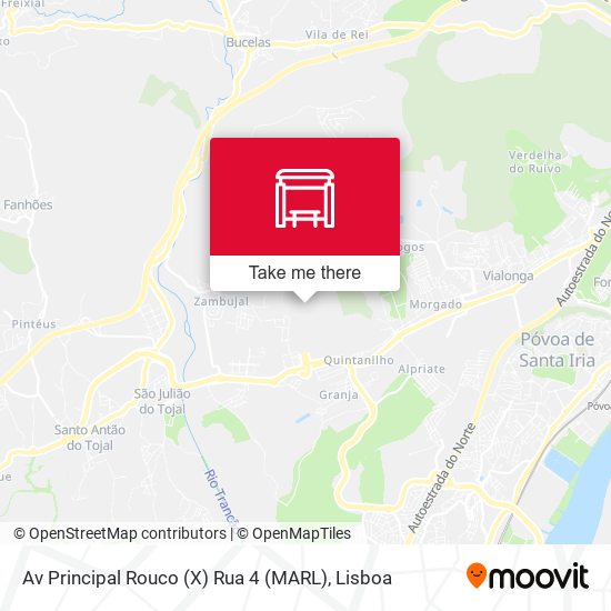 Av Principal Rouco (X) Rua 4 (MARL) map