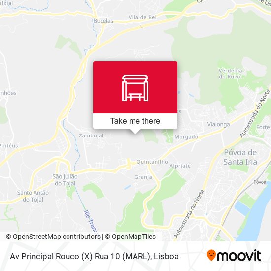 Av Principal Rouco (X) Rua 10 (MARL) map