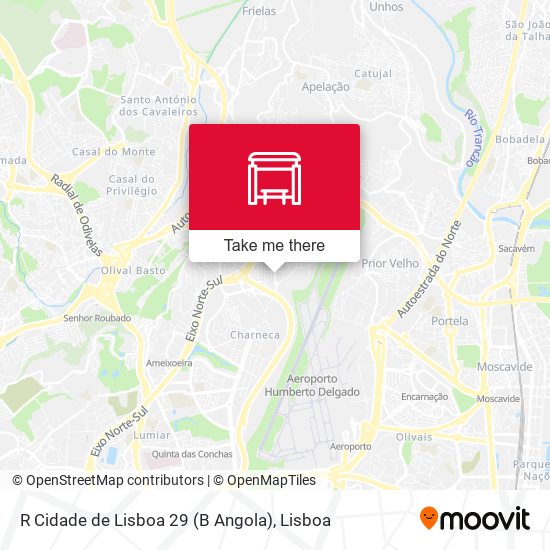 R Cidade de Lisboa 29 (B Angola) map