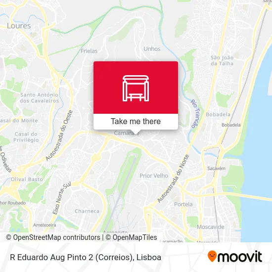 R Eduardo Aug Pinto 2 (Correios) map