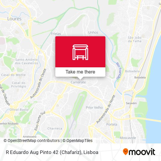 R Eduardo Aug Pinto 42 (Chafariz) mapa