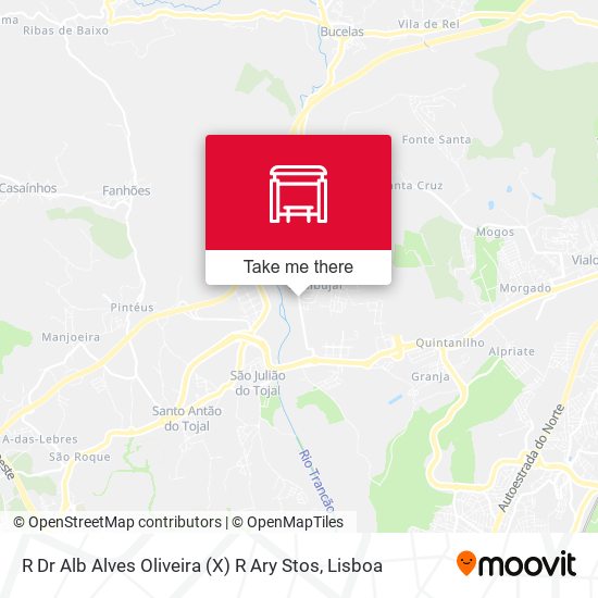 R Dr Alb Alves Oliveira (X) R Ary Stos map