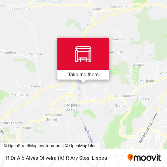 R Dr Alb Alves Oliveira (X) R Ary Stos map